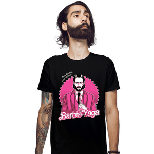 Daily_Deal_Shirts Fitted Shirts, Mens / Small / Black Barbie Yaga