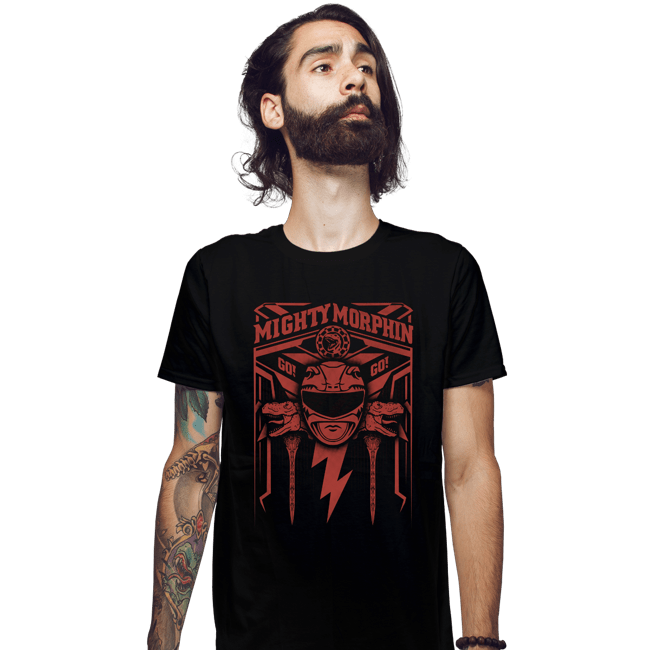 Shirts Fitted Shirts, Mens / Small / Black The Red Ranger