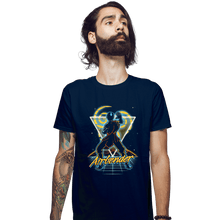 Load image into Gallery viewer, Shirts Fitted Shirts, Mens / Small / Navy Retro Airbender
