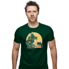Load image into Gallery viewer, Shirts Fitted Shirts, Mens / Small / Irish Green Gaming Buddies
