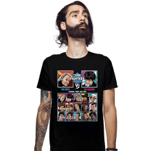 Load image into Gallery viewer, Shirts Fitted Shirts, Mens / Small / Black Time Fighters 1st VS 2nd
