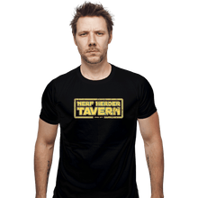 Load image into Gallery viewer, Shirts Fitted Shirts, Mens / Small / Black Nerf Herder Tavern
