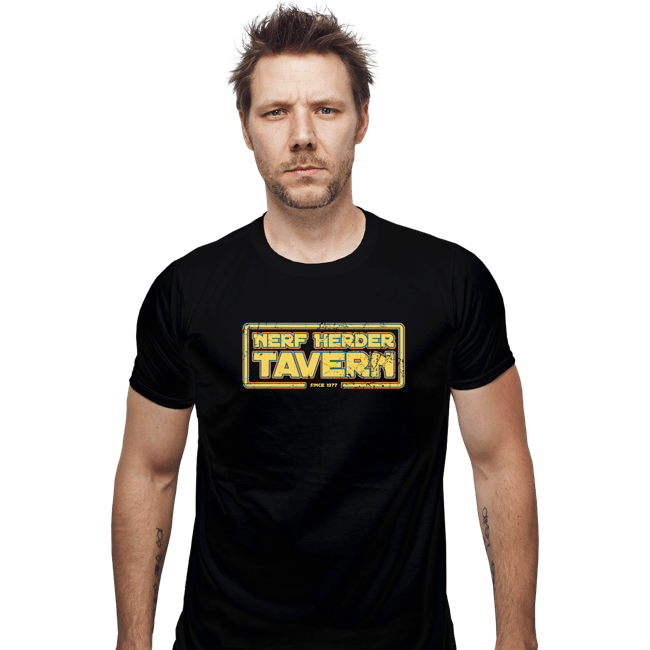 Shirts Fitted Shirts, Mens / Small / Black Nerf Herder Tavern