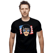 Load image into Gallery viewer, Shirts Fitted Shirts, Mens / Small / Black Star Spangled Butt
