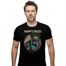 Load image into Gallery viewer, Daily_Deal_Shirts Fitted Shirts, Mens / Small / Black Happytrees

