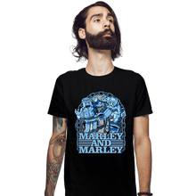 Load image into Gallery viewer, Daily_Deal_Shirts Fitted Shirts, Mens / Small / Black Marley And Marley
