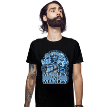Load image into Gallery viewer, Daily_Deal_Shirts Fitted Shirts, Mens / Small / Black Marley And Marley
