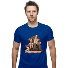 Load image into Gallery viewer, Daily_Deal_Shirts Fitted Shirts, Mens / Small / Royal Blue Family Lunch
