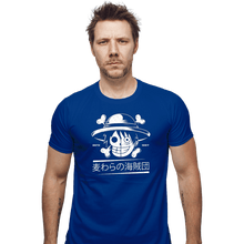 Load image into Gallery viewer, Shirts Fitted Shirts, Mens / Small / Royal Blue The Straw Hat Crew
