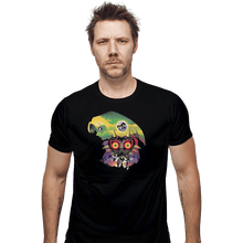 Load image into Gallery viewer, Shirts Fitted Shirts, Mens / Small / Black Majora&#39;s Mask
