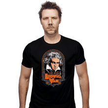 Load image into Gallery viewer, Shirts Fitted Shirts, Mens / Small / Black Ludwig Van
