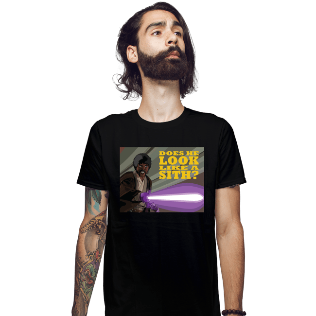 Secret_Shirts Fitted Shirts, Mens / Small / Black Jedi Jules Windu