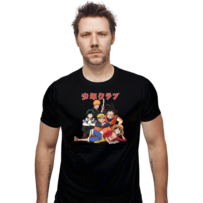 Secret_Shirts Fitted Shirts, Mens / Small / Black Shonen Club