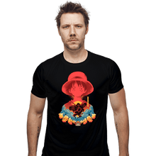 Load image into Gallery viewer, Shirts Fitted Shirts, Mens / Small / Black Luffy Shadow
