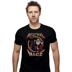 Shirts Fitted Shirts, Mens / Small / Black Neutral Nice Santa
