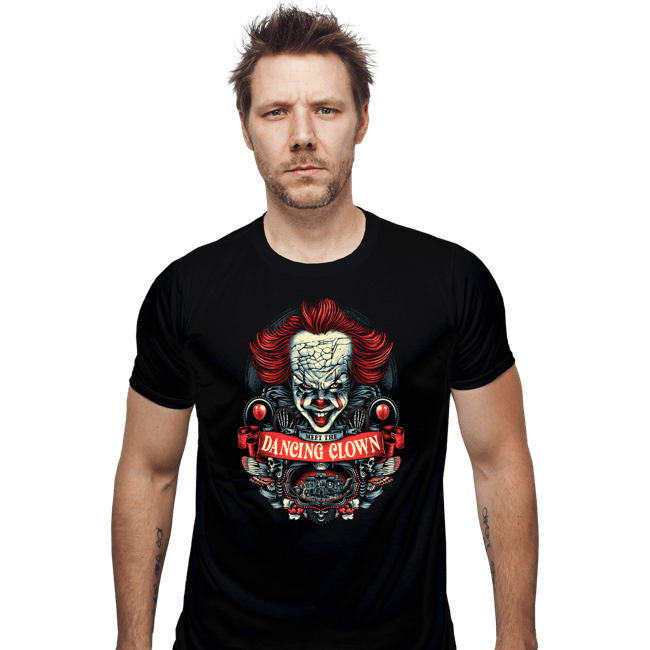 Shirts Fitted Shirts, Mens / Small / Black Meet The Dancing Clown