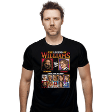 Load image into Gallery viewer, Daily_Deal_Shirts Fitted Shirts, Mens / Small / Black Robin Williams Fighter
