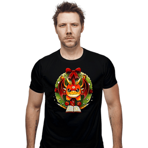 Secret_Shirts Fitted Shirts, Mens / Small / Black RPG Wreath