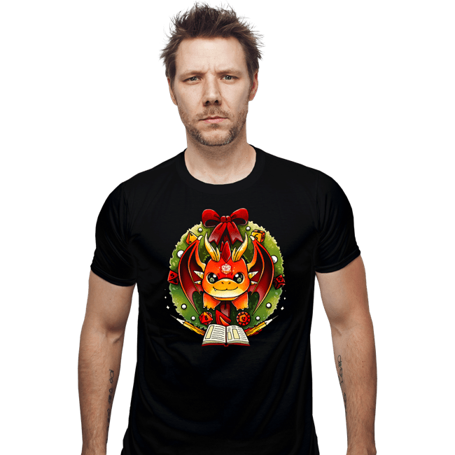Secret_Shirts Fitted Shirts, Mens / Small / Black RPG Wreath