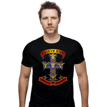 Load image into Gallery viewer, Shirts Fitted Shirts, Mens / Small / Black Gundam Wing

