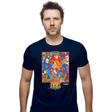Load image into Gallery viewer, Secret_Shirts Fitted Shirts, Mens / Small / Navy Clash Of Eternia
