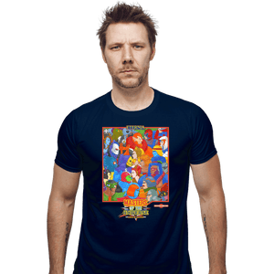 Secret_Shirts Fitted Shirts, Mens / Small / Navy Clash Of Eternia