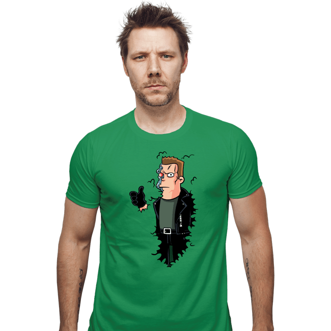 Secret_Shirts Fitted Shirts, Mens / Small / Irish Green I'll Be Back!