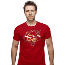 Load image into Gallery viewer, Shirts Fitted Shirts, Mens / Small / Red Senku Cola

