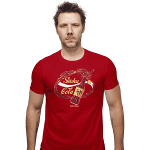 Shirts Fitted Shirts, Mens / Small / Red Senku Cola