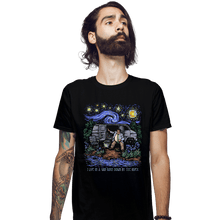 Load image into Gallery viewer, Secret_Shirts Fitted Shirts, Mens / Small / Black Van Gogh By The River
