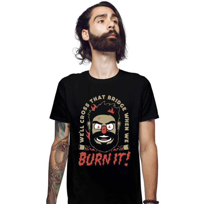 Secret_Shirts Fitted Shirts, Mens / Small / Black Burn-it Billy