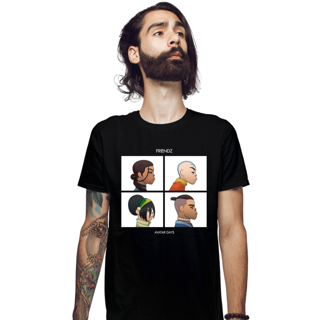 Daily_Deal_Shirts Fitted Shirts, Mens / Small / Black Avatar Days