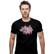 Load image into Gallery viewer, Daily_Deal_Shirts Fitted Shirts, Mens / Small / Black Mutant Animals
