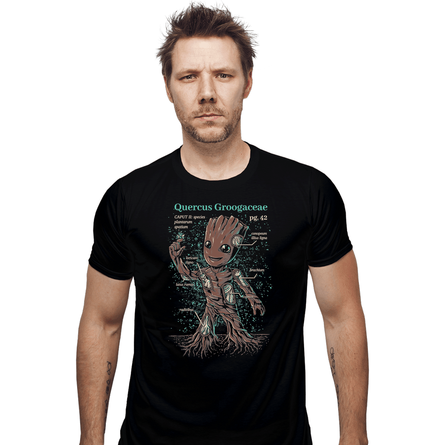 Shirts Fitted Shirts, Mens / Small / Black Baby Groot