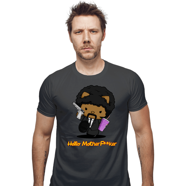 Secret_Shirts Fitted Shirts, Mens / Small / Charcoal Hello Motherf*cker