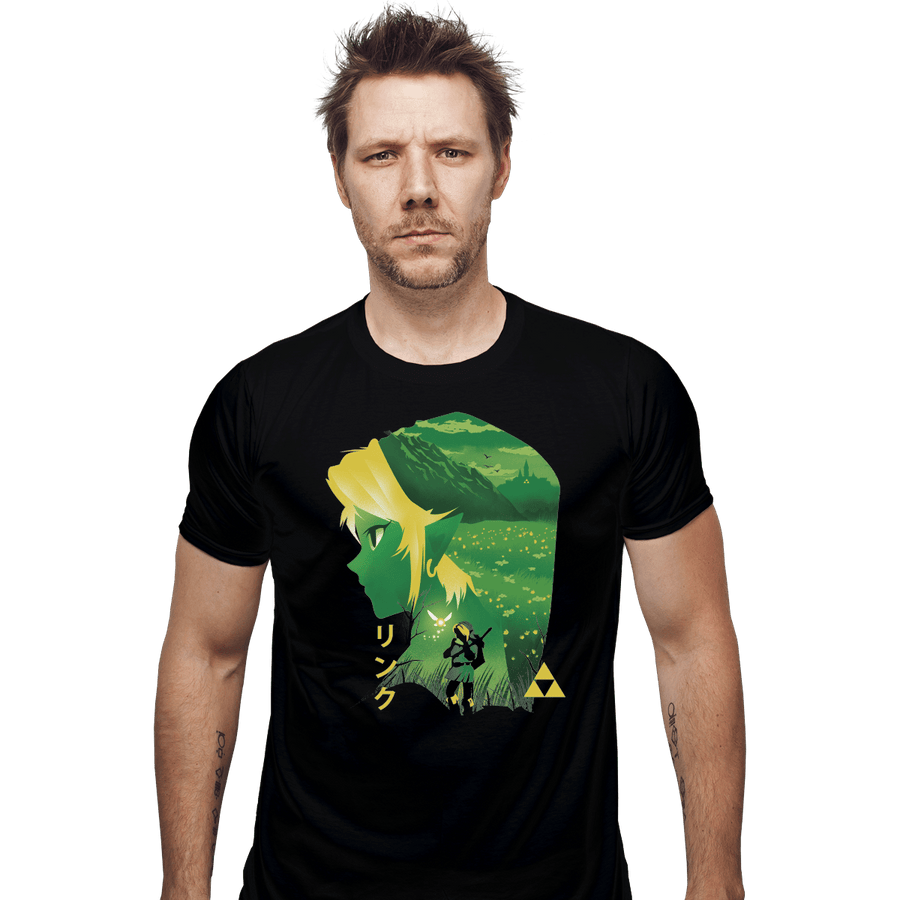 Shirts Fitted Shirts, Mens / Small / Black Hyrule Hero