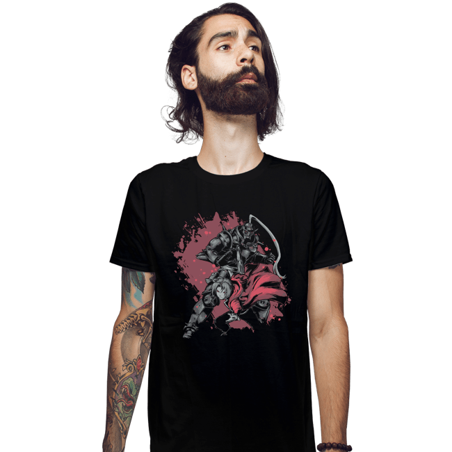 Daily_Deal_Shirts Fitted Shirts, Mens / Small / Black Metal Brotherhood