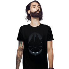 Load image into Gallery viewer, Shirts Fitted Shirts, Mens / Small / Black Minimal Falcon
