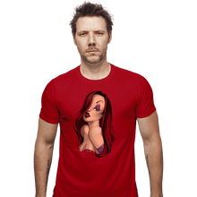 Load image into Gallery viewer, Shirts Fitted Shirts, Mens / Small / Red Lady In Red
