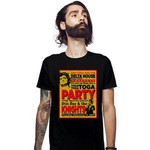 Secret_Shirts Fitted Shirts, Mens / Small / Black Delta House Flyer