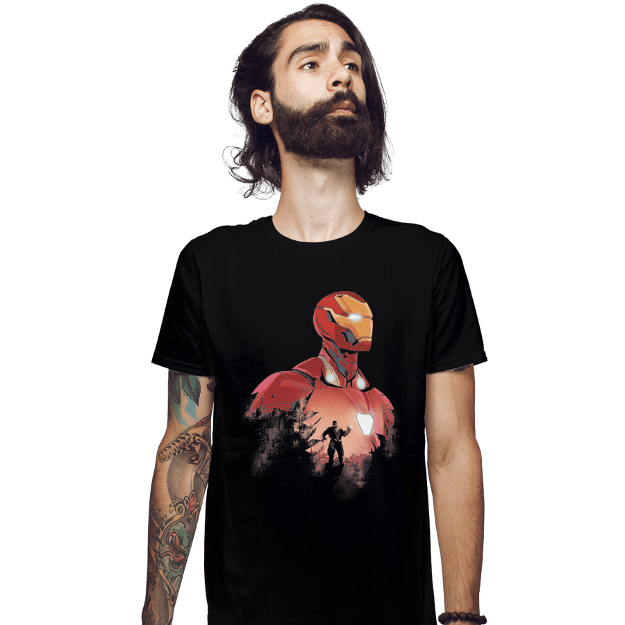 Shirts Fitted Shirts, Mens / Small / Black I R O N  M A N