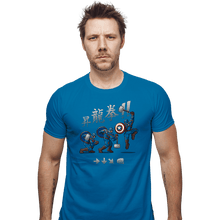 Load image into Gallery viewer, Secret_Shirts Fitted Shirts, Mens / Small / Sapphire Captain Shoryuken

