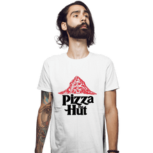 Load image into Gallery viewer, Secret_Shirts Fitted Shirts, Mens / Small / White Pizza-The-Hut
