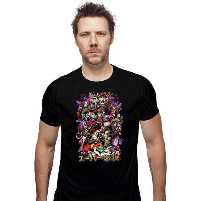 Daily_Deal_Shirts Fitted Shirts, Mens / Small / Black Villain Gang