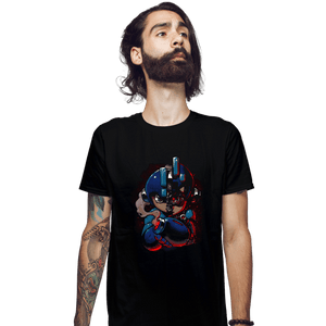 Secret_Shirts Fitted Shirts, Mens / Small / Black Mega-Terminator