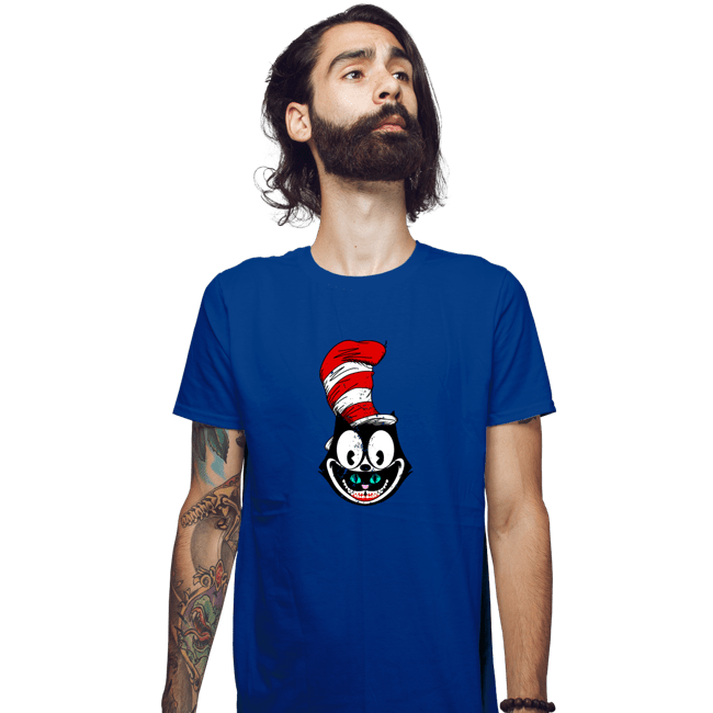 Shirts Fitted Shirts, Mens / Small / Royal Blue Mad Cat Hat