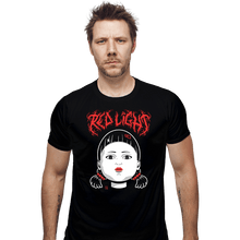 Load image into Gallery viewer, Shirts Fitted Shirts, Mens / Small / Black Red Light
