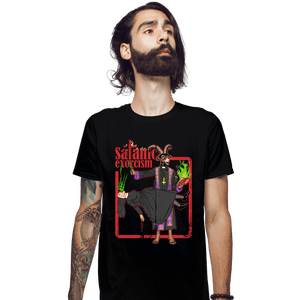 Shirts Fitted Shirts, Mens / Small / Black Satanic Exorcism