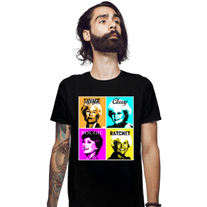 Secret_Shirts Fitted Shirts, Mens / Small / Black Golden Savages
