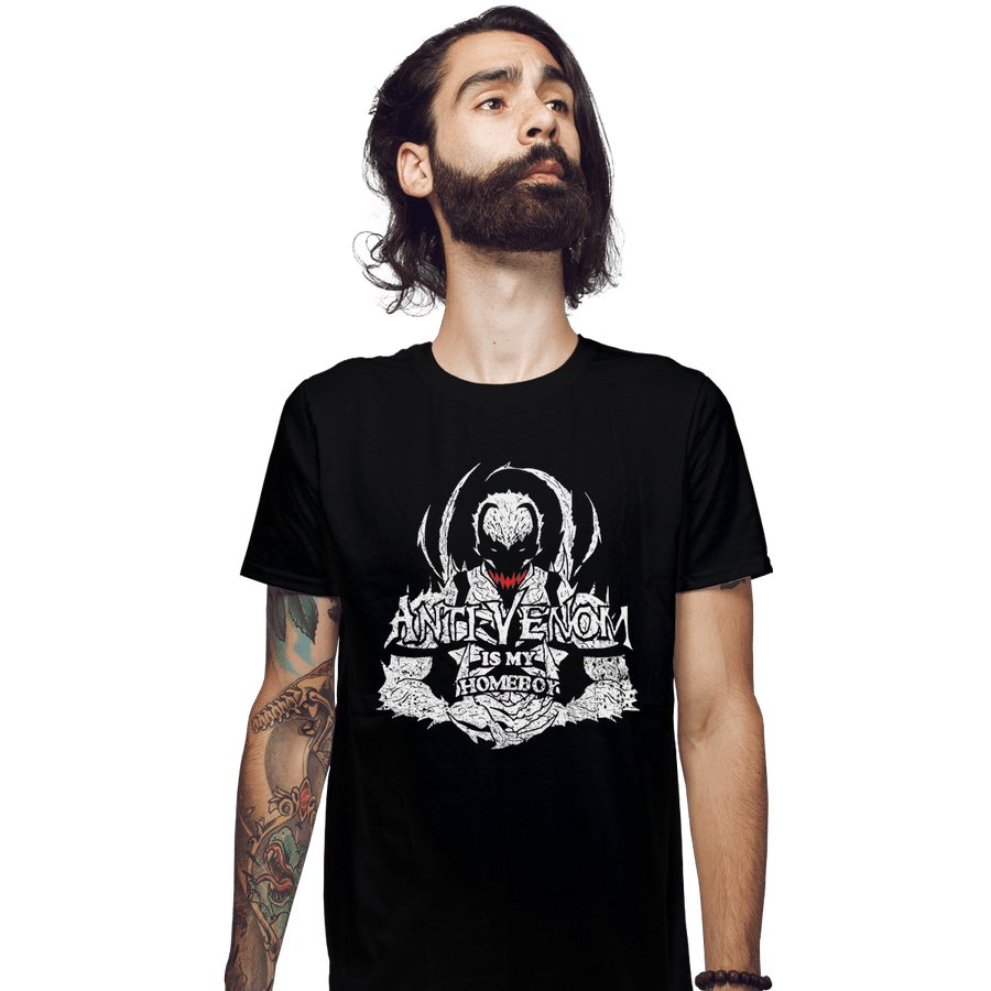 Shirts Fitted Shirts, Mens / Small / Black Anti Homeboy